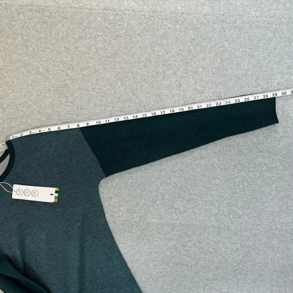 Smartwool Shadow Pine Colorblock Sweater Womens XS Mist Twilight Blue Marled - Picture 12 of 15
